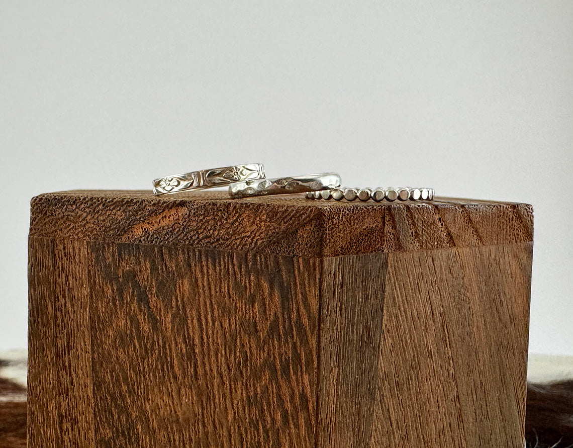 Sterling Silver Stacker Rings