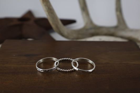 Sterling Silver Stacker Rings